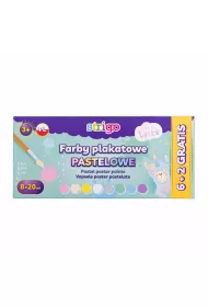 Pilot Farby plakatowe pastelowe Lenka 8 x 20 ml
