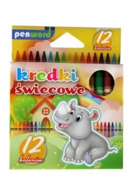 Polsirhurt Kredki �wiecowe 12 szt.