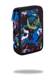 CoolPack Pi�rnik podw�jny z wyposa�eniem Jumper 3 Football Blue