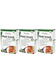 Physalis Tabletki na p�aski brzuch Suplement diety zestaw 3 x 45 tab. Bio