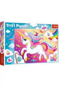 Puzzle 100 el. Pikny jednoroec Trefl