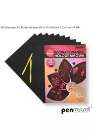 Wydrapywanka hologramowa A4 r�owa Polsirhurt