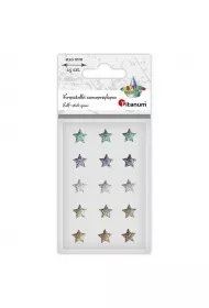 Titanum Kryszta�ki samoprzylepne gwiazdki 10x10mm 15 szt.