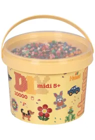 Midi koraliki w wiaderku 10000 element�w Hama