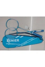 Badminton 1kol.niebieski+lotka Kenier 013731 03382 Madej