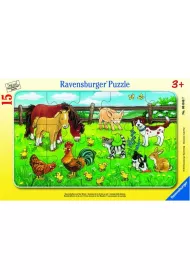 Puzzle 15 el. Zwierz�ta domowe Ravensburger