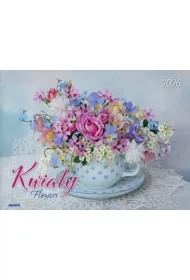 Kalendarze �cienne Kalendarz albumowy 2026 Kwiaty KA-8
