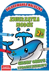 Kolorowanka maluszka. Zwierztka wodne