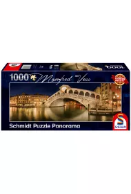 Puzzle 1000 el. Manfred Voss Most Rialto, Wenecja Schmidt