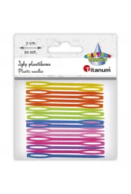 Titanum Ig�y plastikowe 70mm mix kolor�w 20 szt.