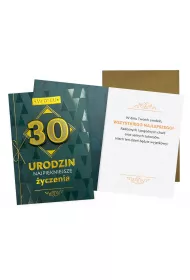 Kukartka KARNET URODZINY 30 B6 Z KOP KUKART DK-1119