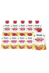 Humana Mus jabko-brzoskwinia-mango po 8 miesicu 100% Organic Quality Zestaw 10 x 90 g Bio