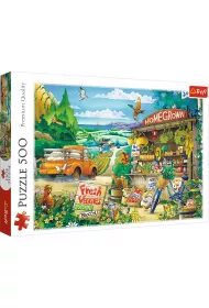 Puzzle 500 el. Poranek na wsi Trefl