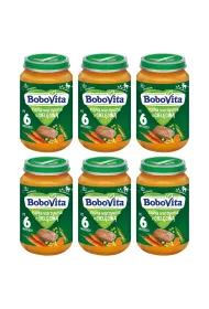 BoboVita Zupka warzywna z cielcin po 6 miesicu zgrzewka 6 x 190 g