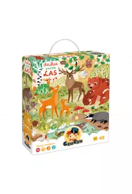CzuCzu. Dzikie puzzle 40 el. Las Bright Junior Media