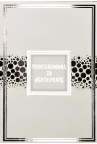 Trend Kartka Podzi�kowania za wsp�prac� V05