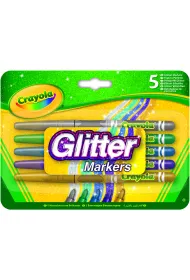 Crayola Markery brokatowe 5 szt.