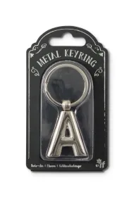 If Silver Letter Keyring - brelok do kluczy litera A