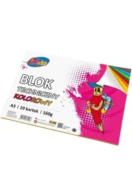 Pastello Blok techniczny A3 160g kolorowy 10 kartek
