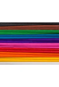 Happy Color Bibu�a marszczona MIX A, 10 kolor�w, 25x200 cm, 10 rolek 25 x 200 cm