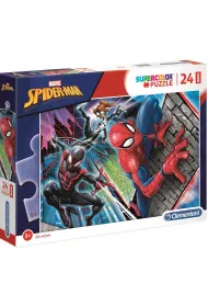 Puzzle 24 el. Maxi SuperColor. Spider-man Clementoni
