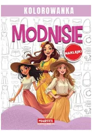 Modnisie. Kolorowanka z naklejkami