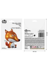 Godan Balon foliowy Lis 62x50cm