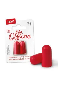 Shhh! Zatyczki do uszu - I`m Offline