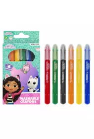 Starpak Kredki zmywalne Koci Domek Gabi 6 szt.