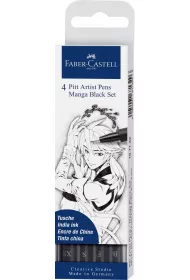 Faber-Castell Zestaw do kaligrafii Manga 4 szt.