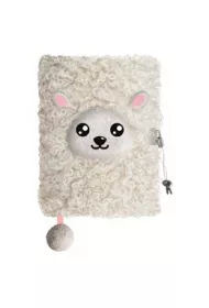 Pami�tnik A5 w�ochacz z k��dk� 3D My Little Friend Sheep 96 kartek