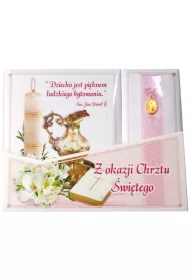 Karta Pami�tka Chrztu �w. Ksi��eczka 15,0 x 18,5 cm