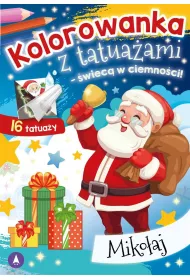 Malowanka A5  Kolorowanka z tatua�ami   �wiec� w ciemno�ci  Miko�aj SKRZAT 078824