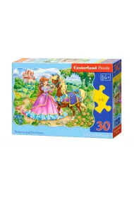 Puzzle 30 el. Ksi�niczka i ko� Castorland