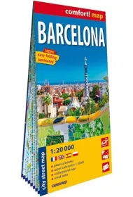 Barcelona laminowany plan miasta 1:20 000 2026
