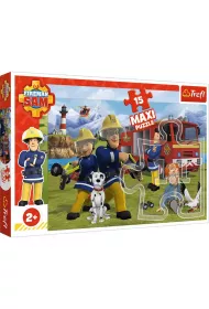 Puzzle maxi 15 el. Dru�yna w akcji Trefl