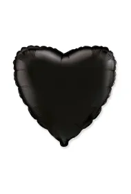 Godan Balon foliowy Serce czarne 46cm