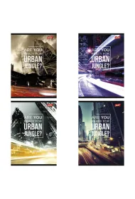 St. Majewski Zeszyt ok�adka laminowana A5 Urban Jungle linia 60 kartek