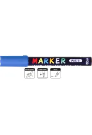 M&G Marker akrylowy 1-2 mm, niebieski