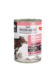 Wiejska Zagroda Mokra karma dla kota monoproteinowa z woowin 400 g