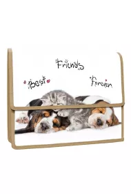 Panta Plast Teczka z klapk� na rzepy A4 PP Animals