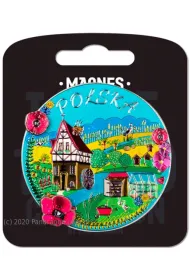 Pan Dragon Magnes I love Poland Polska ILP-MAG-C-PL-35
