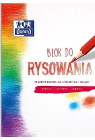 Oxford Blok rysunkowy A4 120 g 20 kartek 20 szt.