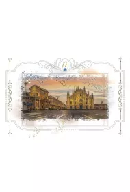 DaVinci Karnet + koperta Plac Duomo Mediolan 12x18cm