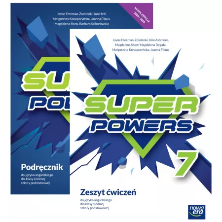 Pakiet Super Powers 7 NEON. Podręcznik i zeszyt ćwiczeń do języka ...