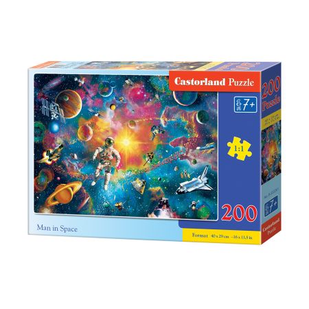 Puzzle dla dzieci 200 elementów w egzotycznym świecie.