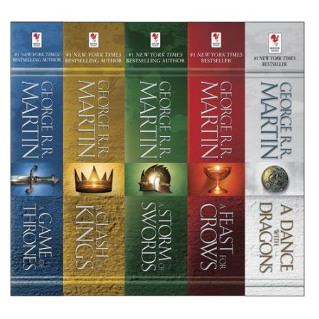 Game of Thrones / Gra o tron po angielsku / zestaw 5 książek