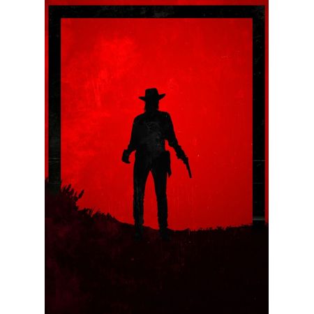 Mapa red dead 2 30X40 cm.