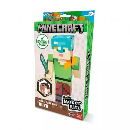 Minecraft zbuduj figurkę Alexa | TaniaKsiazka.pl