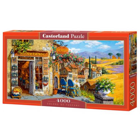 Puzzle 4000 el. Colors of Tuscany Castorland w sklepie TaniaKsiazka.pl